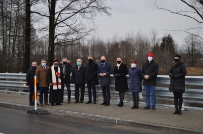 Uroczyste oddanie do użytku mostu w miejscowości Gołębiówka_5